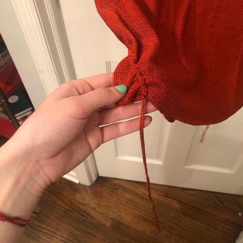 JILL SANDER CINCH WAIST TOP